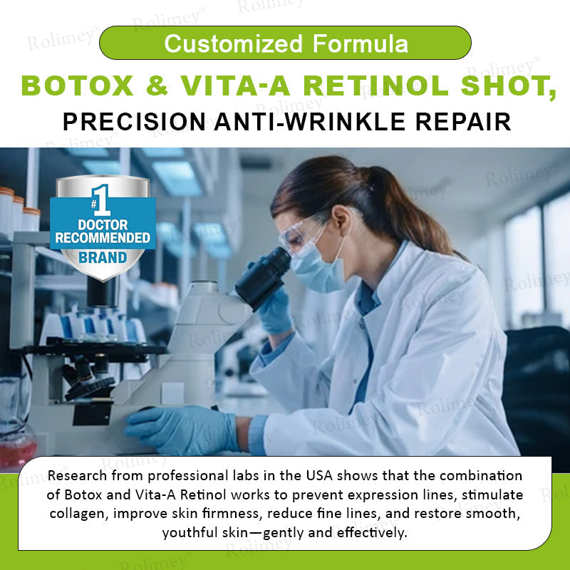 🇺🇸 Made and shipped from the USA 🗽🔖Rolimey® Botox & Vita-A Retinol Shot Wrinkle-Lift Tightening cream - Last Day Promotion 50% OFF