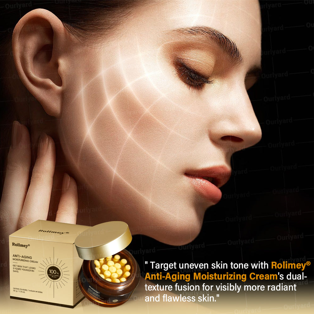 ✅Official Store |🗽❤️Rolimey® Anti-Aging Moisturizing Cream with Hyaluronic Acid, Retinol & Collagen – For Face, Neck, Décolleté & Legs – Made in United States – Day & Night Use