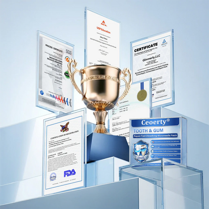 Ceoerty® Tooth & Gum Care Fast-Dissolving Microneedle Patch