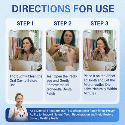 Ceoerty® Tooth & Gum Care Fast-Dissolving Microneedle Patch