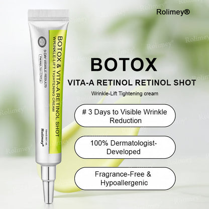 🇺🇸 Made and shipped from the USA 🗽🔖Rolimey® Botox & Vita-A Retinol Shot Wrinkle-Lift Tightening cream - Last Day Promotion 50% OFF