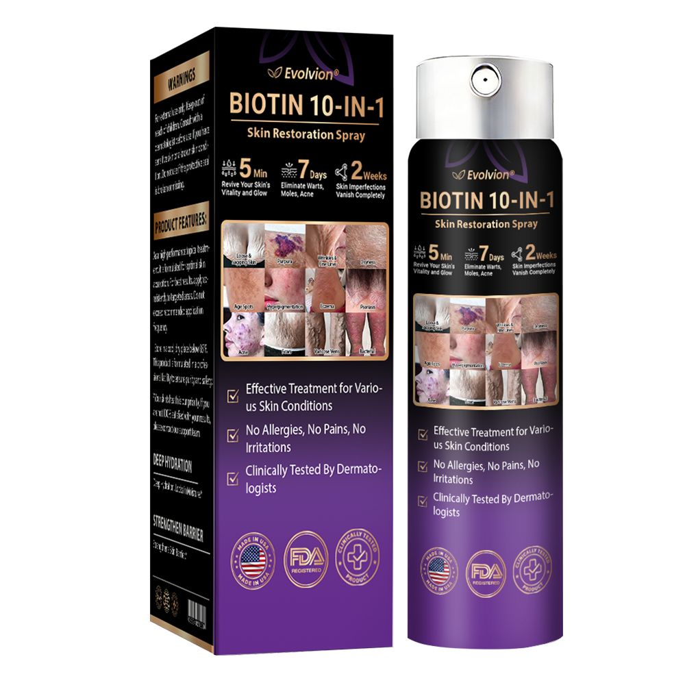 Made and Shipped from USA ✨Evolvion® Biotin 10-in-1 Skin Restoration Spray 🍀
