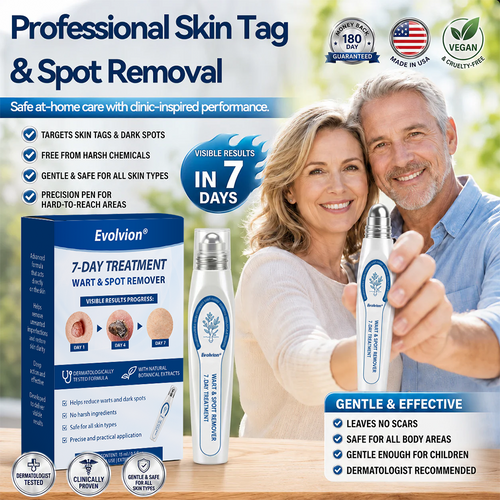 Made and Shipped from USA ✨Evolvion® 𝟕-𝐃𝒂𝘆 𝐒𝗸𝐢𝐧 𝐓𝒂𝗴 & 𝐒𝐩𝙤𝐭 𝐄𝐫𝒂𝐬𝙚𝐫 Painless & Scar-Free Advanced Imperfection Remova𝗜 Ro𝗜𝗜erba𝗜𝗜 Pen