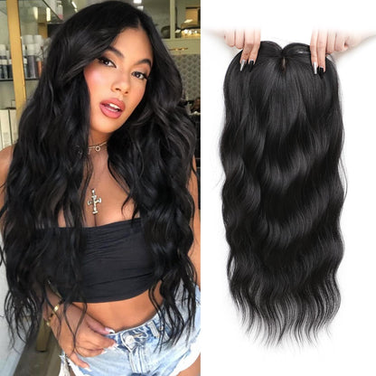 Summer - SVOZK® Wavy Style Lace Front Human Natural Hair Toppers for Women Add Fuller Hair Instantly