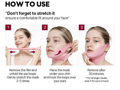 🥇Final 3 Hours: 50%OFF - Camellia Deep Collagen Chin Lifting Gel Mask – Neck Solution, Double Chin Reducer, Defined Jawline Shaper, Firming, Jeju Camellia Ingredients for Skin Repair