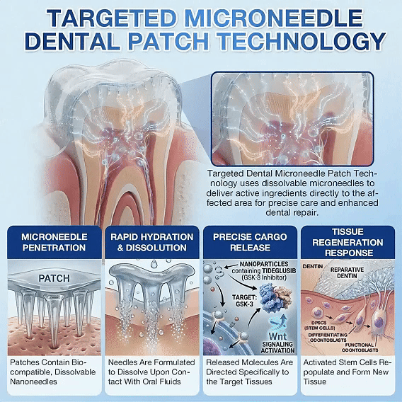 Ceoerty® Tooth & Gum Care Fast-Dissolving Microneedle Patch