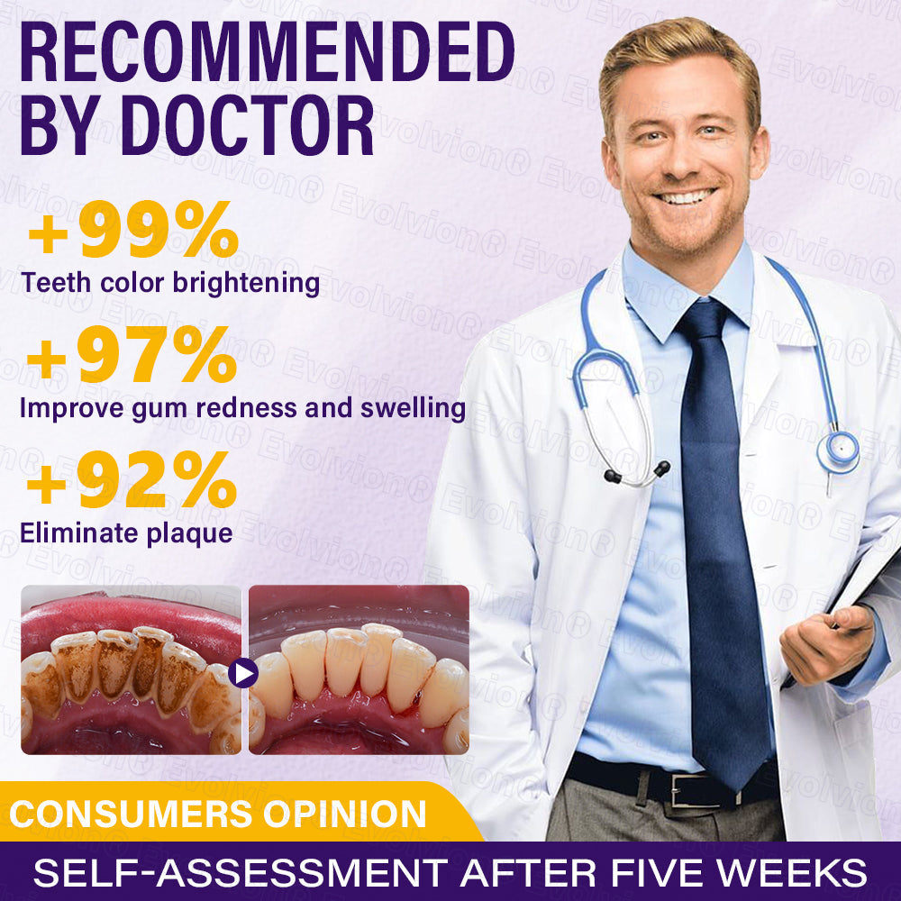 ✅Official Store |🗽Evolvion® Fluoride-Free Nano Hydroxyapatite Tooth Powder👨‍⚕️(Treats periodontitis and mouth ulcers, prevents tooth loss, and repairs gum recession)
