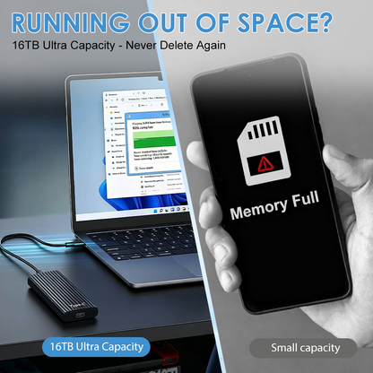 🏆Flash Sale🗽50K+ SOLD! Almost Gone-🔥16TB Large-Capacity Type-C Portable Mini SSD🍇