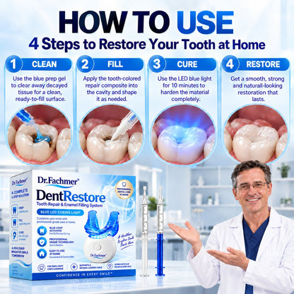 🗽🎁Dr.Fachmer® DentRestore Tooth Repair & Filling System