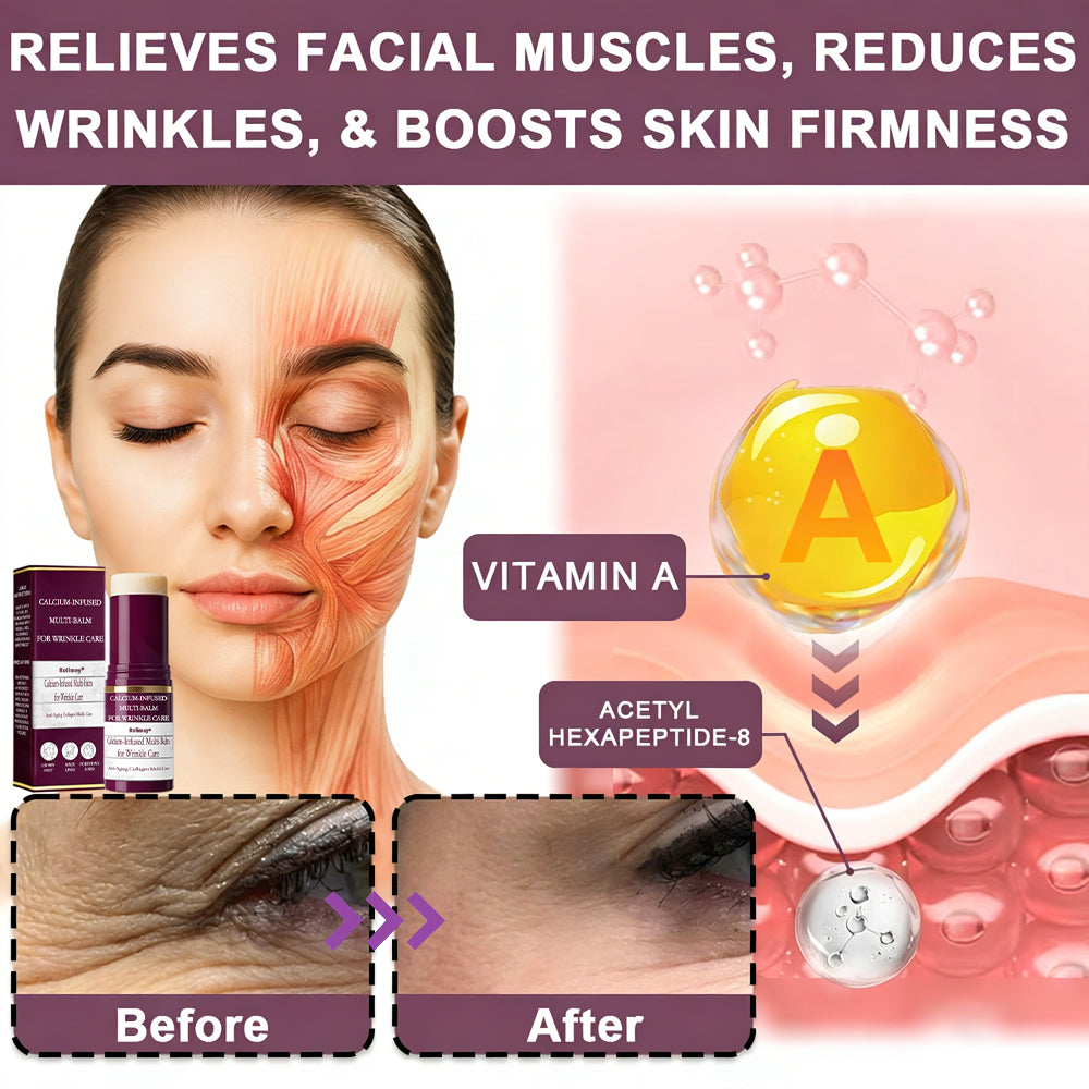 #1 Bestselling🏆--Rolimey® Calcium Multi Balm🗽🔖Anti-Aging & Firming Skincare Stick🔥- Last Day Promotion 50% OFF
