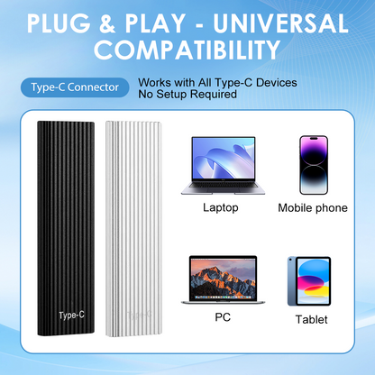 🏆Flash Sale🗽50K+ SOLD! Almost Gone-🔥16TB Large-Capacity Type-C Portable Mini SSD🍇