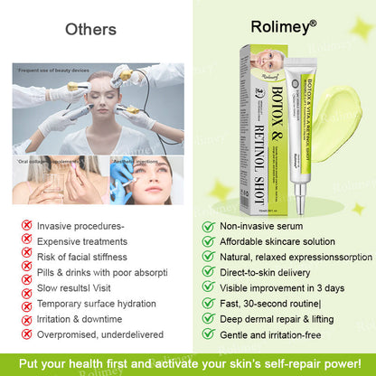 🇺🇸 Made and shipped from the USA 🗽🔖Rolimey® Botox & Vita-A Retinol Shot Wrinkle-Lift Tightening cream - Last Day Promotion 50% OFF