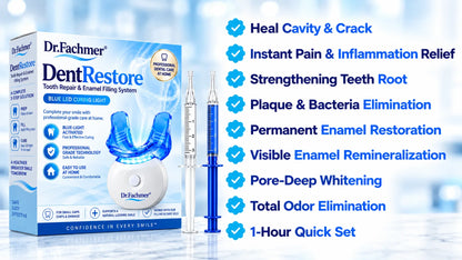 🗽🎁Dr.Fachmer® DentRestore Tooth Repair & Filling System