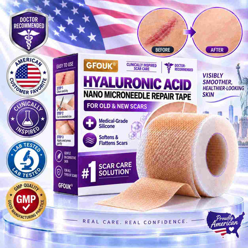 ✅GFOUK® Hyaluronic Acid Nano Microneedle Repair Tape🗽🍀