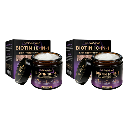 Made and Shipped from USA 🗽🔖Evolvion® Biotin 10-in-1 Skin Restoration Cream🍀- Last Day Promotion: 50% OFF