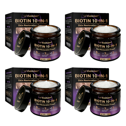 Made and Shipped from USA 🗽🔖Evolvion® Biotin 10-in-1 Skin Restoration Cream🍀- Last Day Promotion: 50% OFF